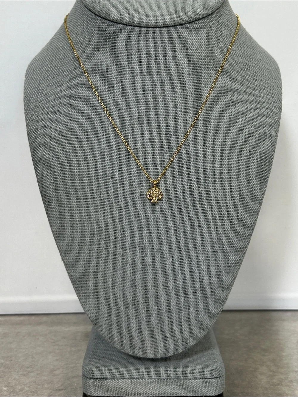 kate spade Gold Pave Spade Pendant Necklace